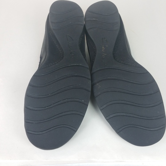 Clarks Bendables Black Leather Fishermen Sandals 9 - Picture 5 of 8